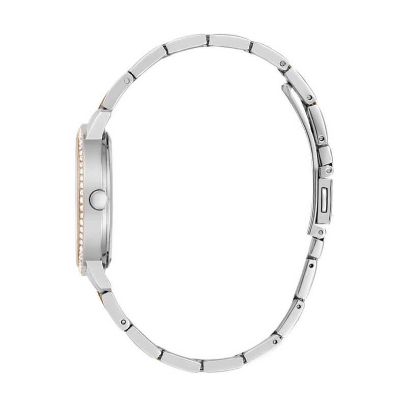 GUESS Analoog horloge 'PENELOPE' in Zilver | ABOUT YOU