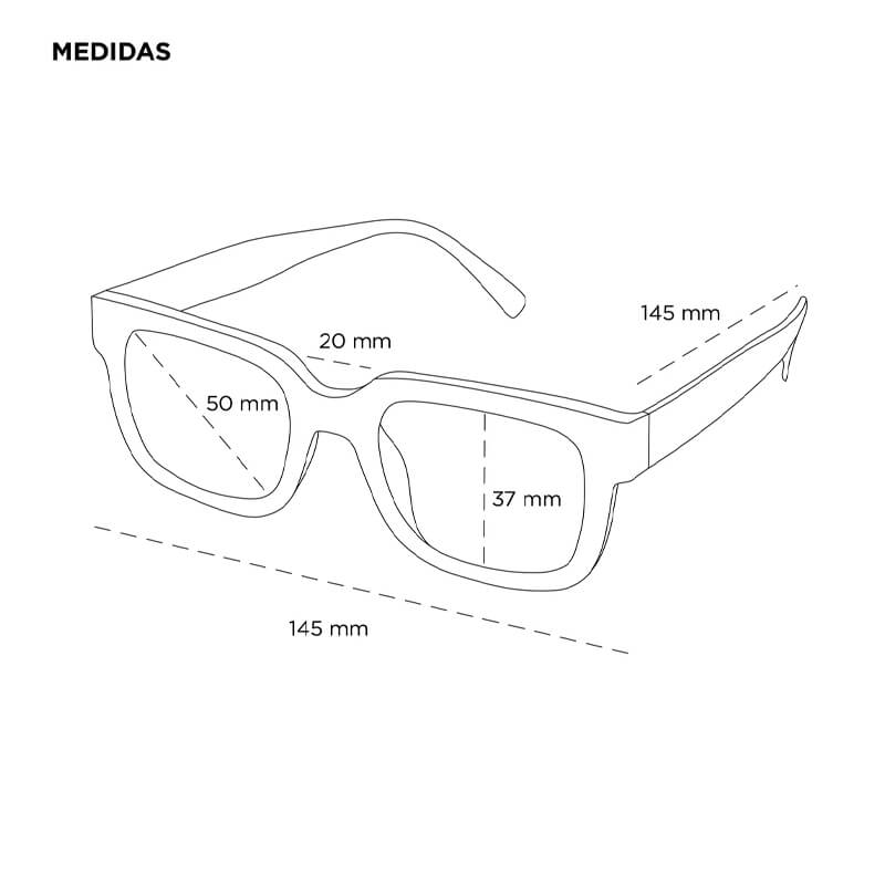 Lentes Inztinto Dusty Black Unisex