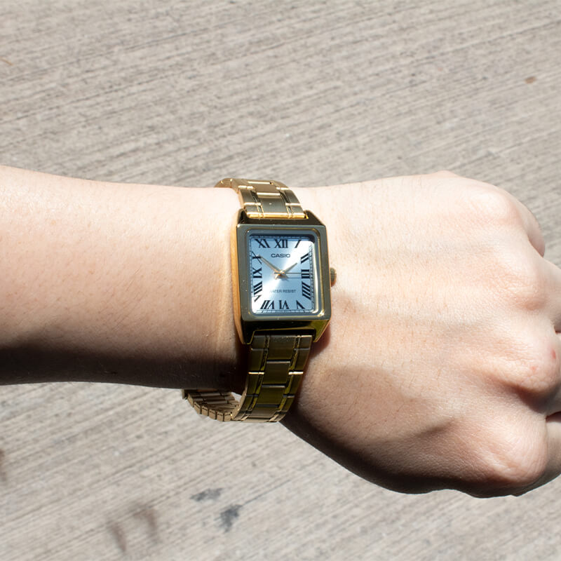 Reloj Análogo Casio Mujer LTP-V007G-9B – La Relojería.cl