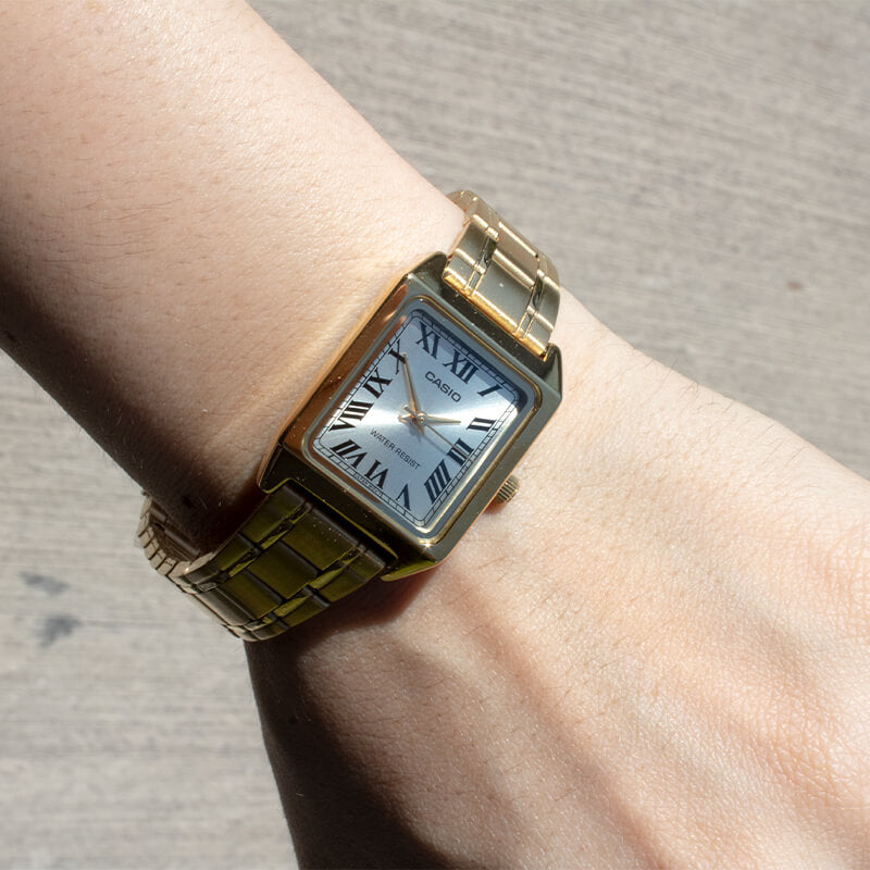 Reloj Análogo Casio Mujer LTP-V007G-9B – La Relojería.cl