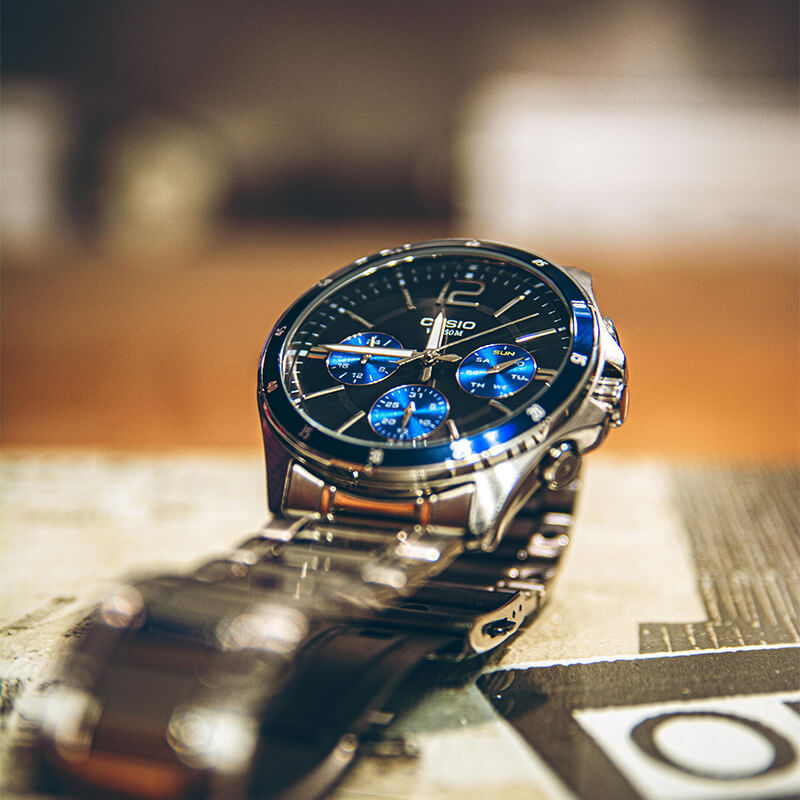 Reloj Casio Análogo Hombre MTP-1374D-2A – La Relojería.cl