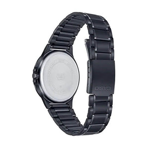 casio dress classic analog watch 'core black' mtp-v300b-1a Casio MTP-V300L-1A Analog Black Leather Three Sub Dial Men's Casual Dress Watch