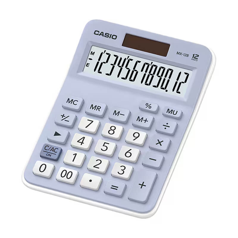 Calculadora De Escritorio Casio MX-12B-LB-W-DC