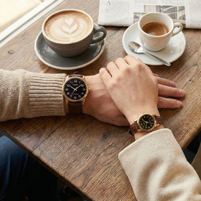 Pack Casio Dúo Elegante – Negro y Dorado