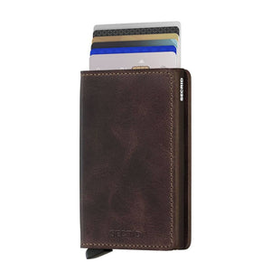Billetera Slimwallet Secrid Vintage Chocolate