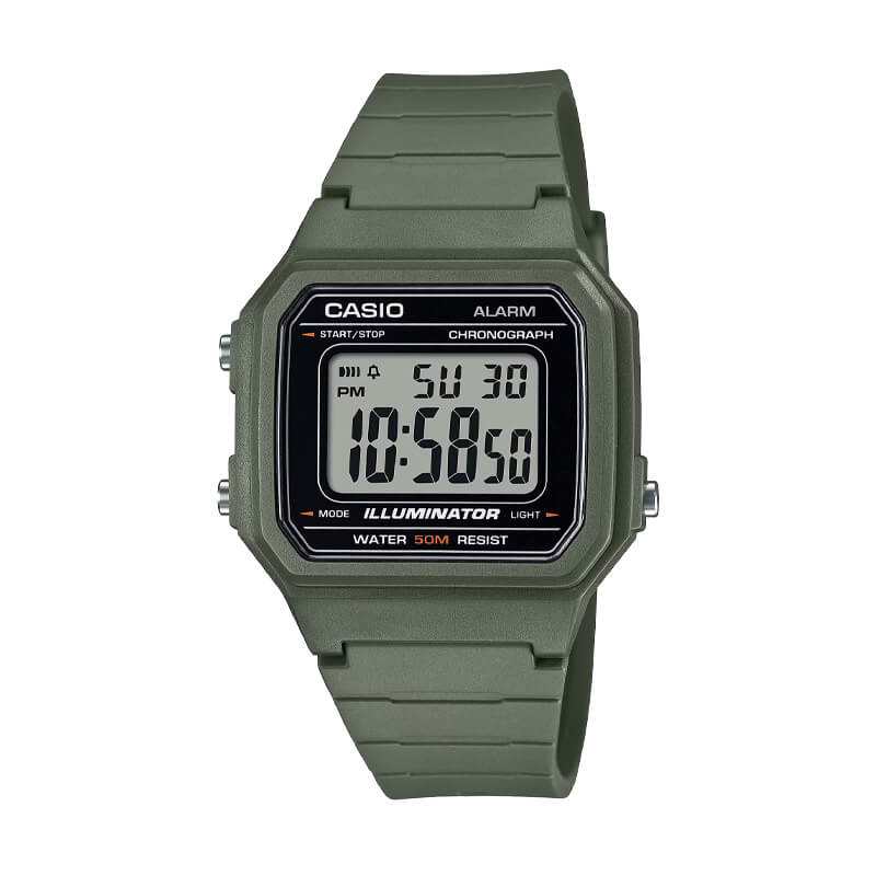 Reloj Digital Casio Hombre W-217H-3AVDF