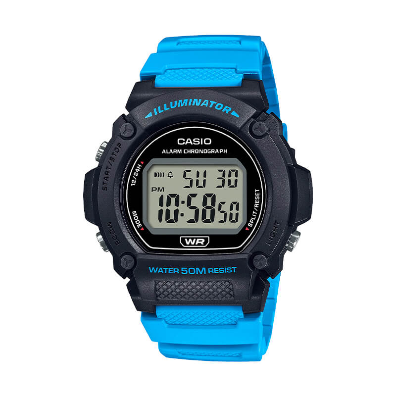 Reloj Casio Digital Unisex W-219H-2A2V