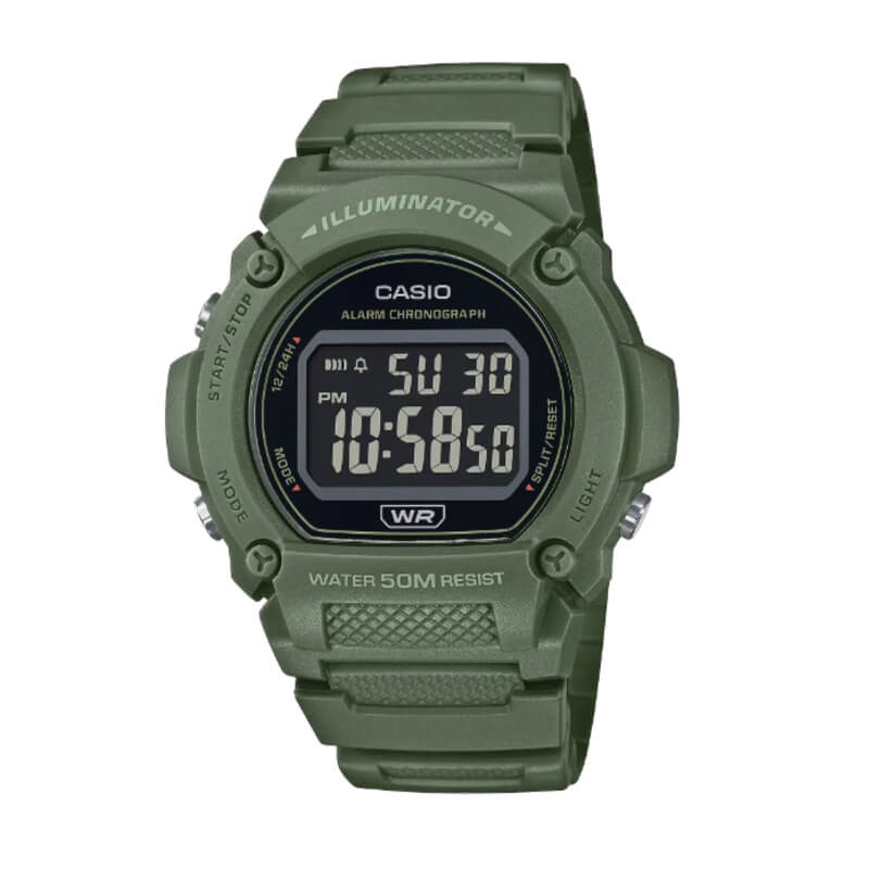 Reloj Digital Casio Unisex W-219HC-3BV