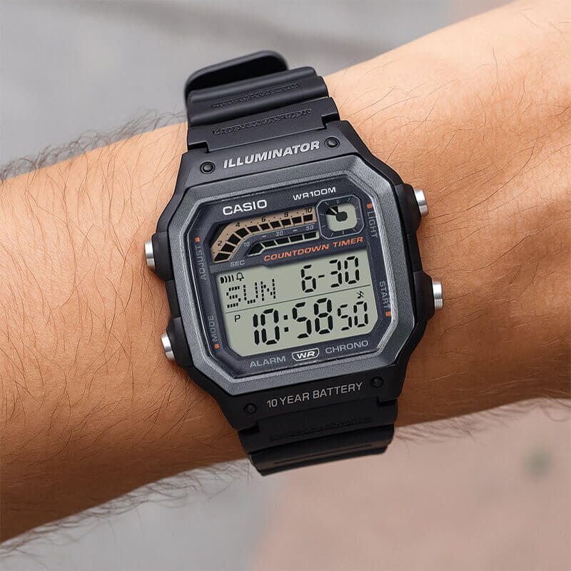 Reloj Digital Casio Hombre WS-1600H-1AV