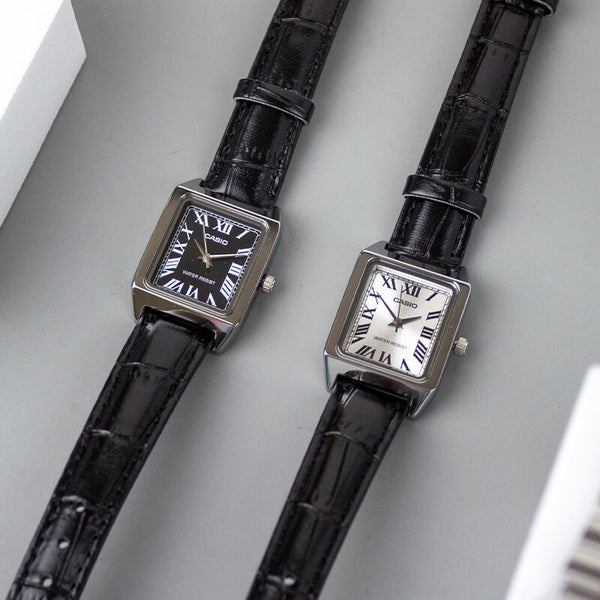 CASIO COLLECTION Mod. TANK. LEATHER - ARGENTEE main image 1