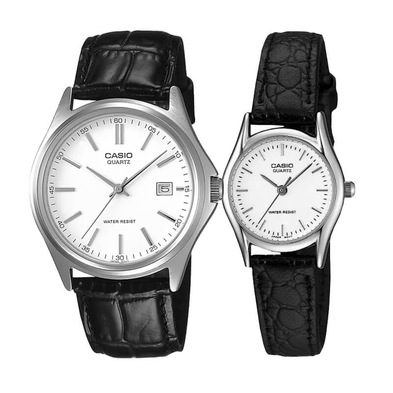 Pack Casio Pareja - Match - Negro y Plateado