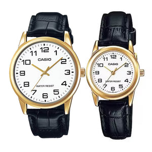 Pack Casio Dúo Elegante Dorado – Match Cuero