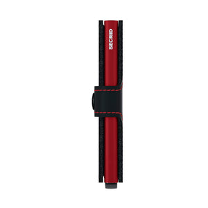 Miniwallet Secrid Matte Black & Red