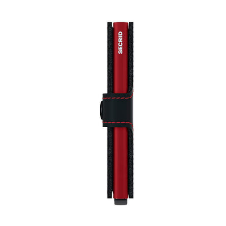 Miniwallet Secrid Matte Black & Red