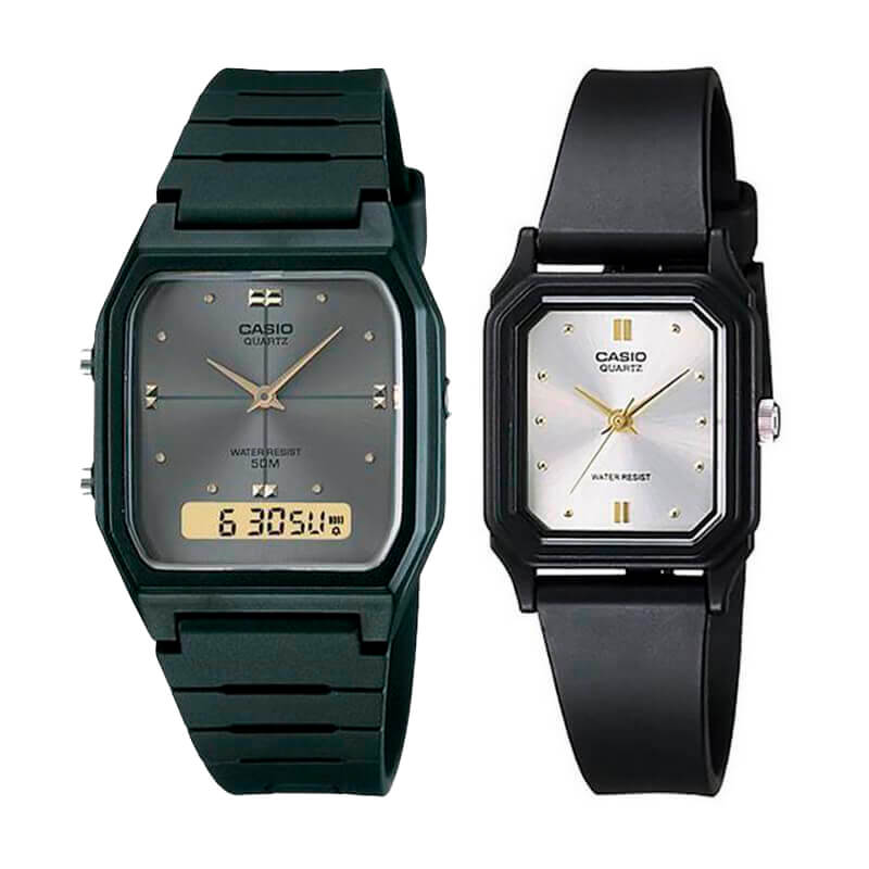 Pack Casio Duo LQ-142E y AW-48HE – Un Match Moderno y Minimalista