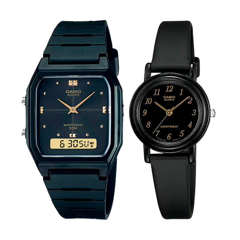 Pack Casio LQ-139A & AW-48HE – El Match Perfecto en Negro Clásico