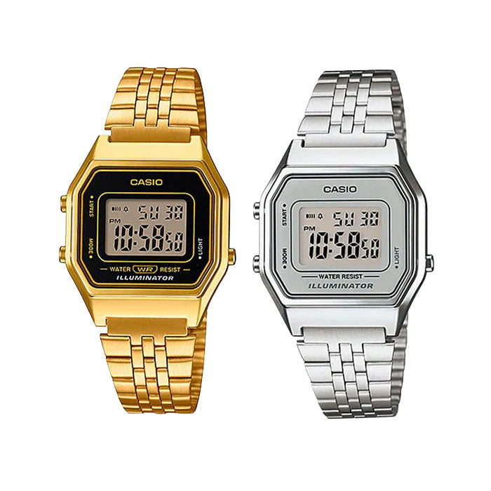 Pack Casio Vintage - Match Plateado y Dorado Día de la Madre