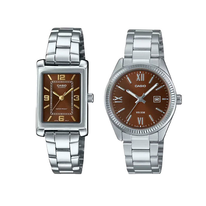 Pack Casio Acero Casual - Match Café Día de la Madre