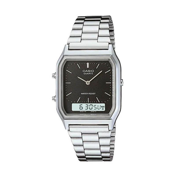 Casio Collezione Retrò - Orologio Digitale Uomo Con Display Illuminato, Allarme E Design Vintage