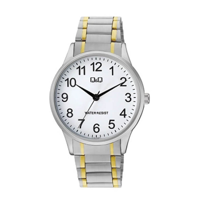 Q&Q Orologio da uomo in silicone, 10 bar, lancette luminose, analogico, al quarzo, VR52J01XY, Blu, Classico Q&Q Orologio da uomo in silicone, 10 bar, lancette luminose, analogico, al quarzo, VR52J01XY, Blu, Classico