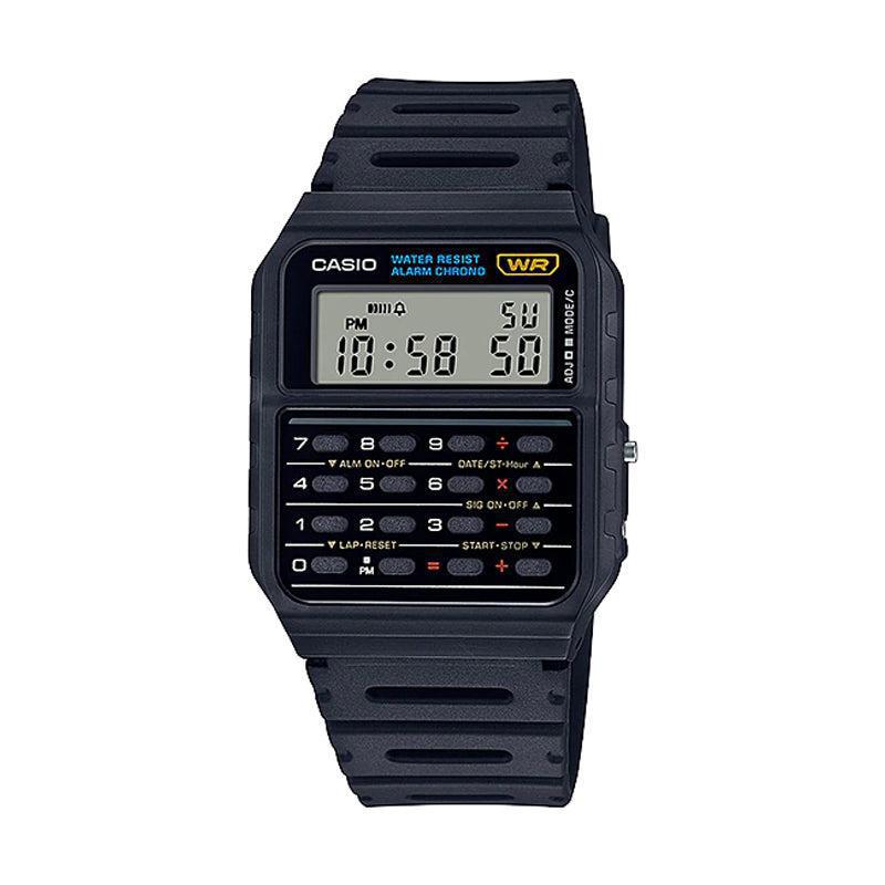 Reloj Calculadora Casio Vintage CA-53W-1Z Digital Resina Negro Unisex CA-53W-1Z CALCULADORA NEGRO