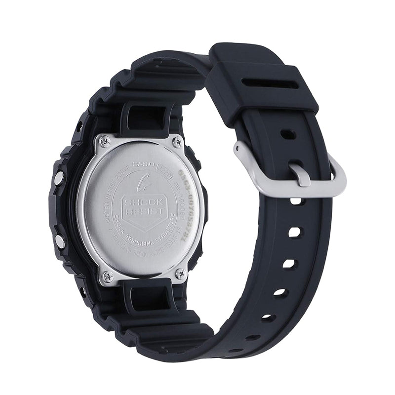 Reloj G-Shock Digital Hombre DW-5600BB-1DR – La Relojería.cl