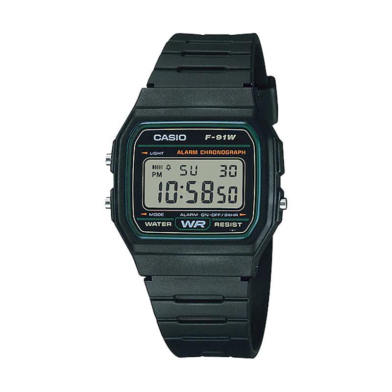 Reloj Casio Digital Unisex F-91W-1D — La Relojería.cl