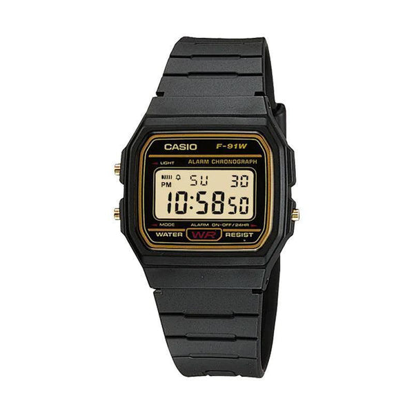 Reloj Casio Digital Unisex F-91W-1D — La Relojería.cl