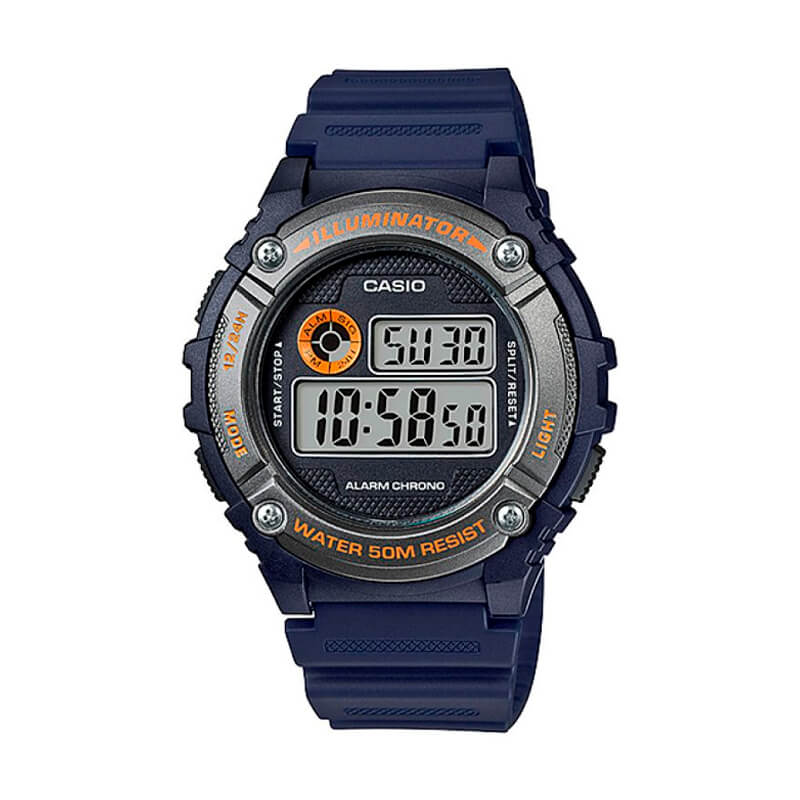 Reloj Casio Digital Unisex W-216H-2BV