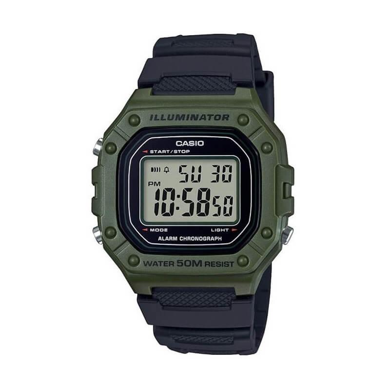 Reloj Casio Deportivo W-218H-4BVDF Resina Digital Rojo Hombre W-218H-4BVDF ILLUMINATOR