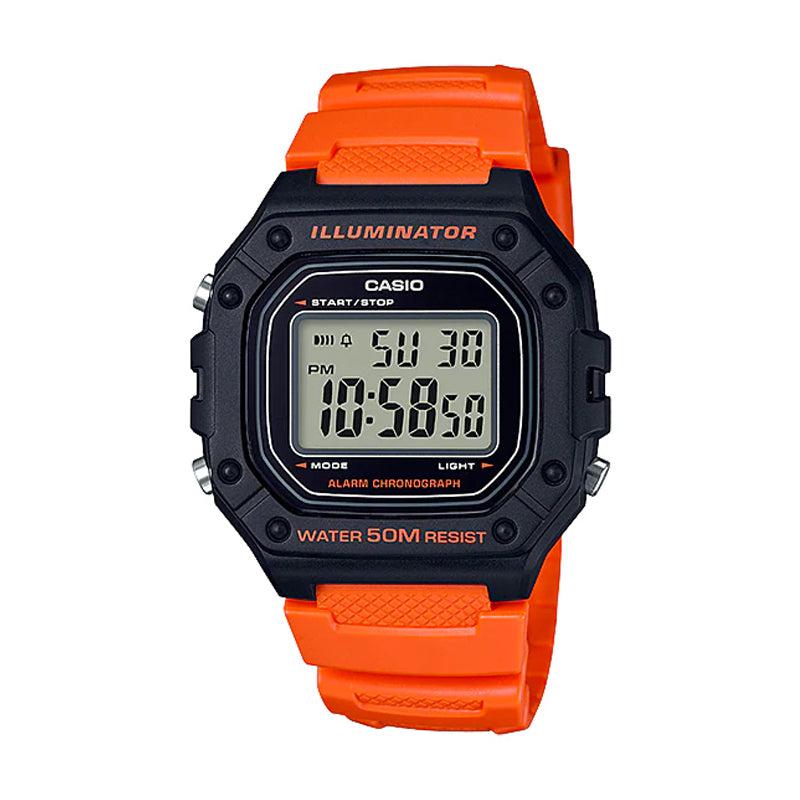 Reloj Casio Deportivo W-218H-8BVDF Resina Digital Negro Hombre W-218H-8BVDF