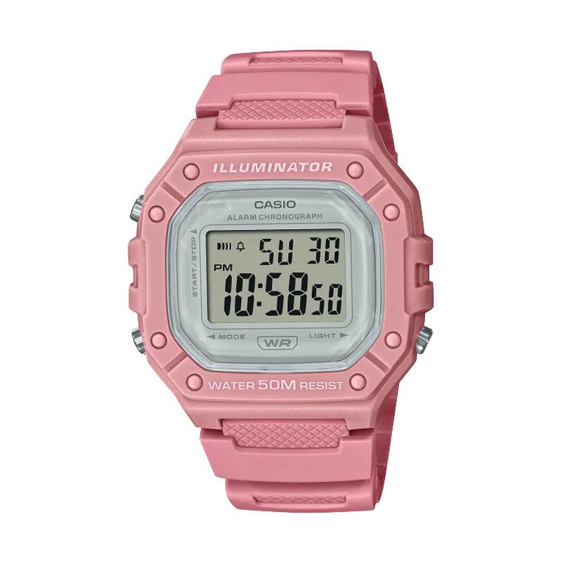 Reloj Casio Digital Mujer W-218HC-4AV