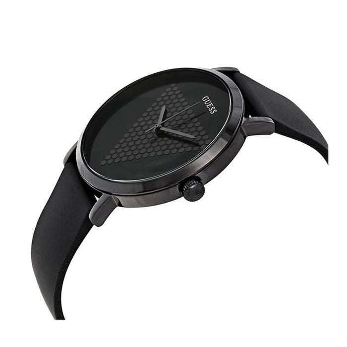 Guess Orologio Uomo W1161G2 - Quadrante Nero E Cinturino In Silicone - Design Moderno E Sportivo