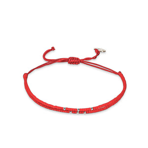 Pulsera Doble Roja